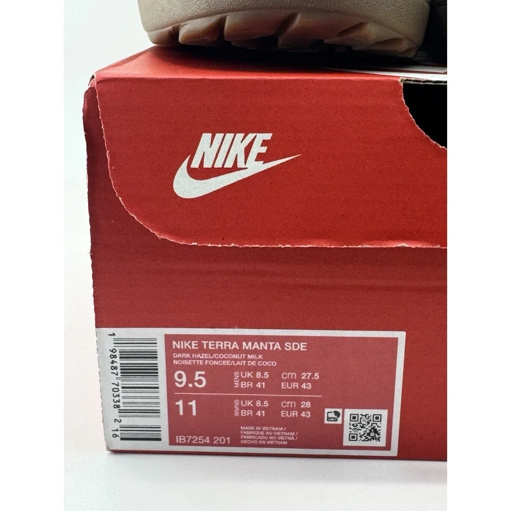 Nike Terra Manta SDE Men's dark  Hazel Brown/Coconut Milk IB7254 201 Size 9.5